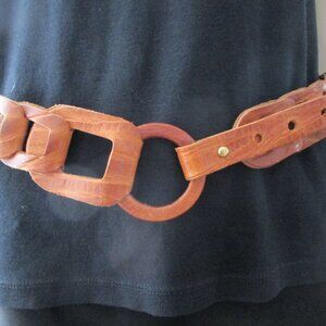 Leather Belt Made in Toronto Canada by Brave 34-1/2" - 36"